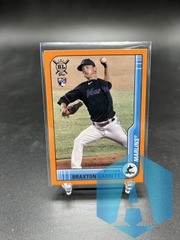 2021 Topps Big League Orange Parallel RC #135 Braxton Garrett Rookie Marlins